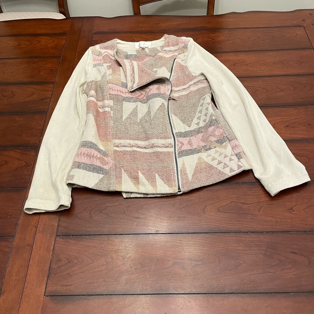 Anthropologie Under‎ Skies Aztec Moto Jacket